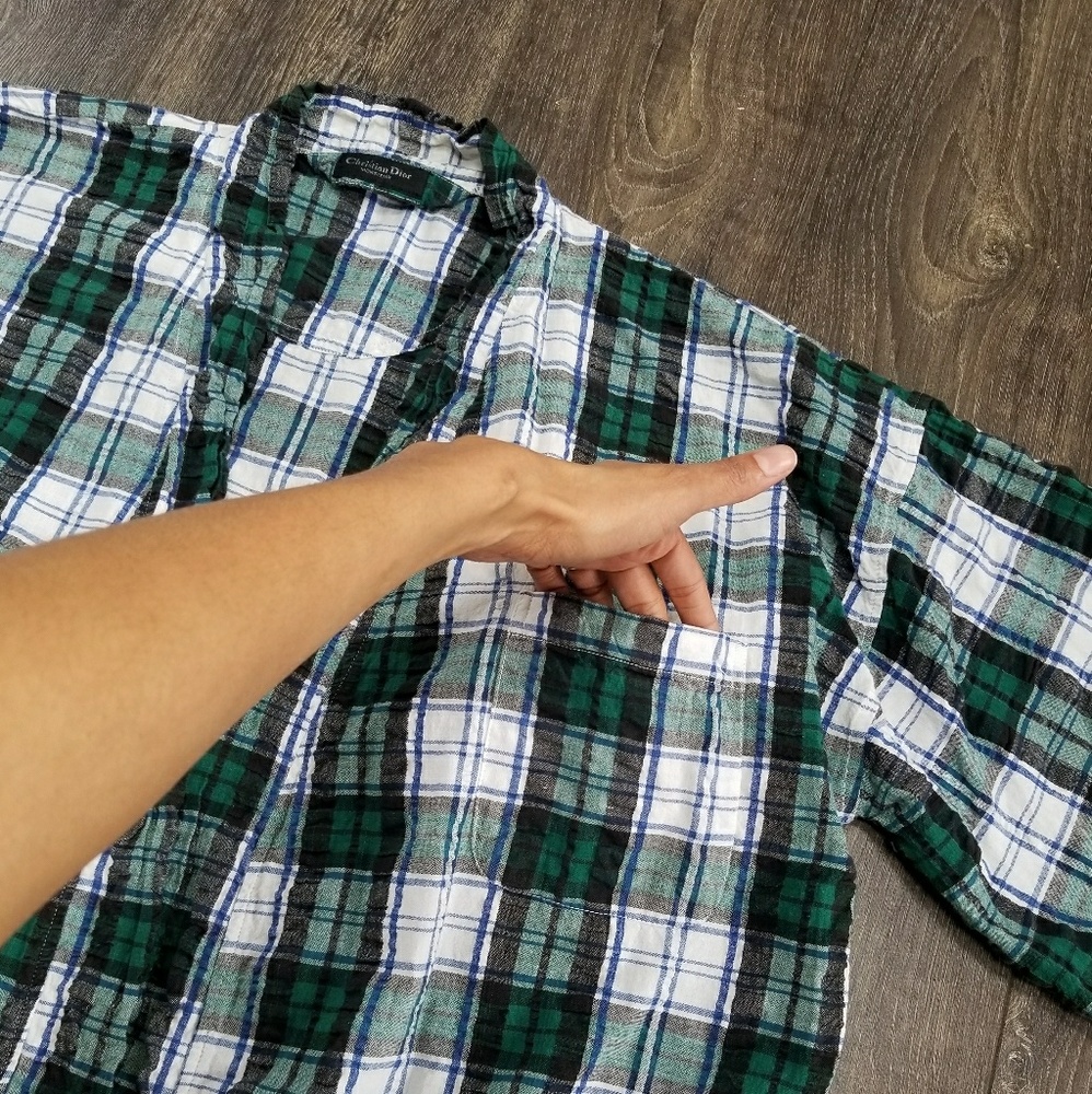 Christian Dior Plaid Robe - One Size - Picture 4 of 8
